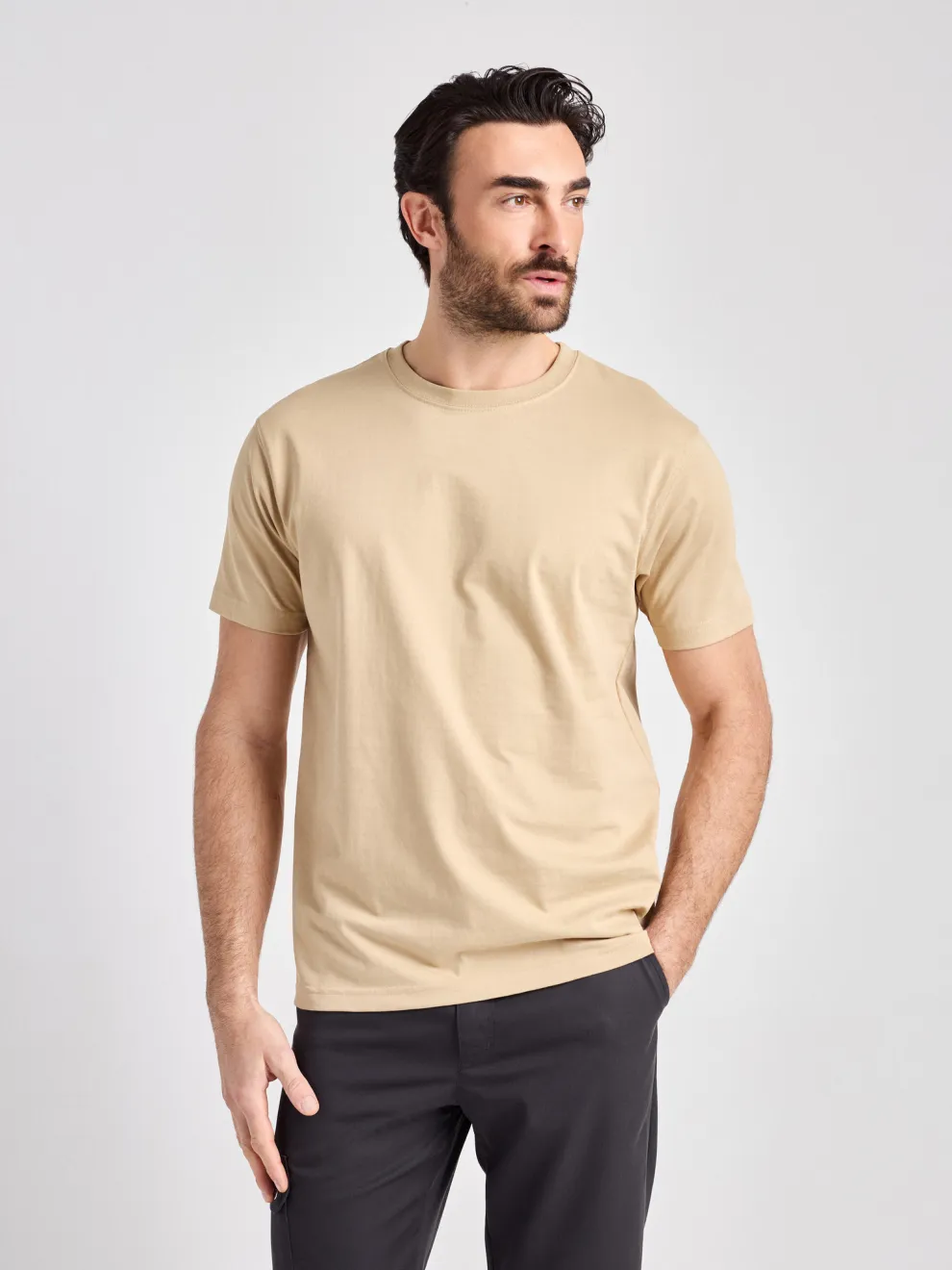 Taranto Man - T-Shirt Kurzarm - natur
